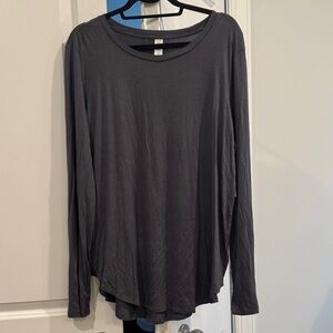Old Navy Dark Gray Long Sleeve Top